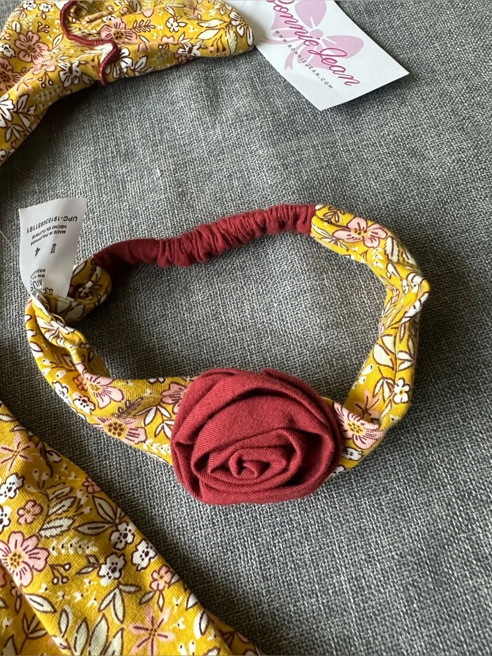 New Girl’s Bonnie Jean Floral Boho Tunic Shirt & Headband